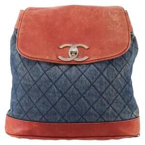 Chanel Matelasse Chain Backpack Blue